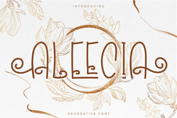 Aleecia: A Display Font for Editorial Elegance