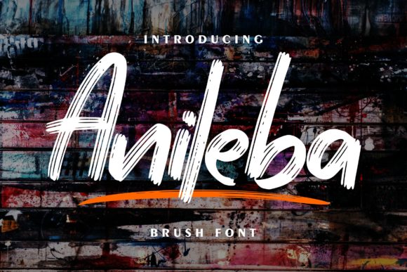 Anileba: A Bold Display Font for Modern Campaigns