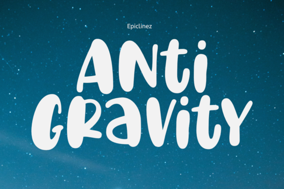 Anti Gravity Font for Branding Projects