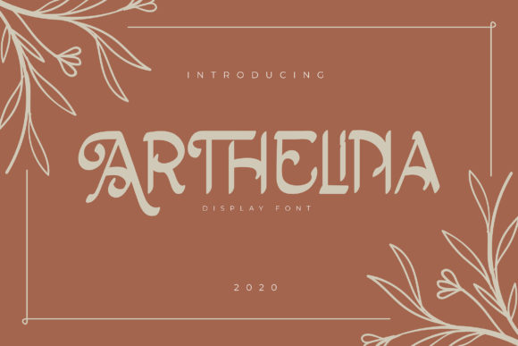 Arthelina: A Standout Display Font for Digital Design
