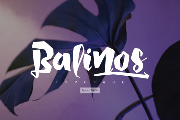 Balinos Font for Campaign Creativity