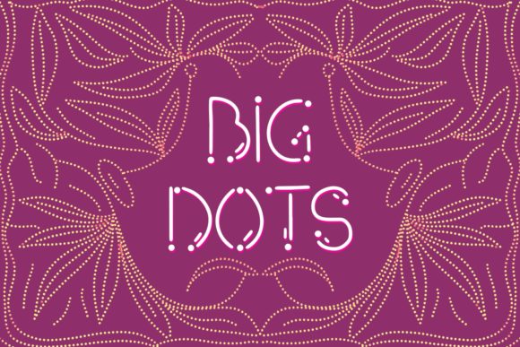 Big Dots: A Playful Display Font for Modern Web Design