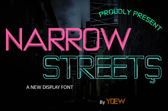 Boost Your Brand with Narrow Streets Font