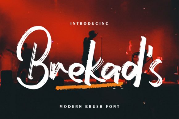 Brekad s: A Bold Display Font for Modern Branding