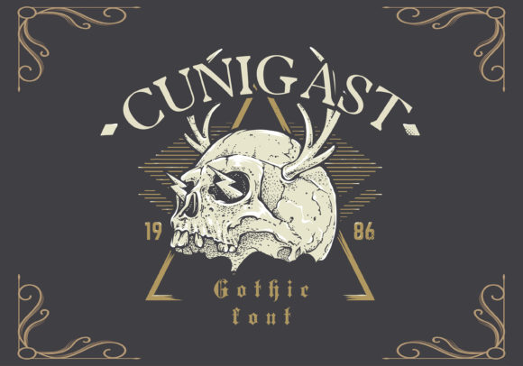 Cunigast: A Display Font with Character