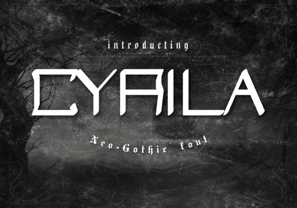 Cyrila: A Bold Display Font for Editorial Design
