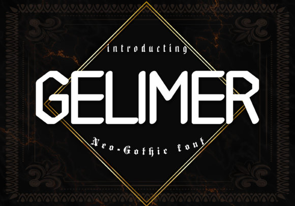 Gelimer: A Bold Display Font for Modern Branding