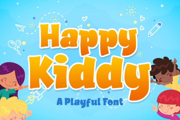 Happy Kiddy Font for Playful Web Design