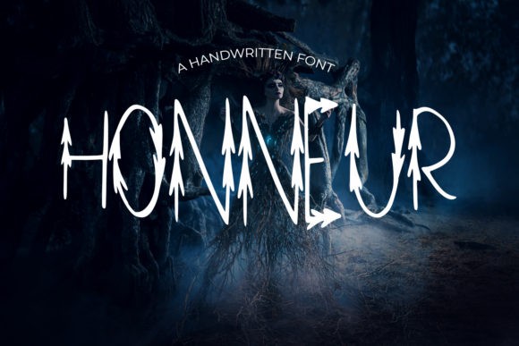 Honneup: A Festive Display Font for Creative Branding
