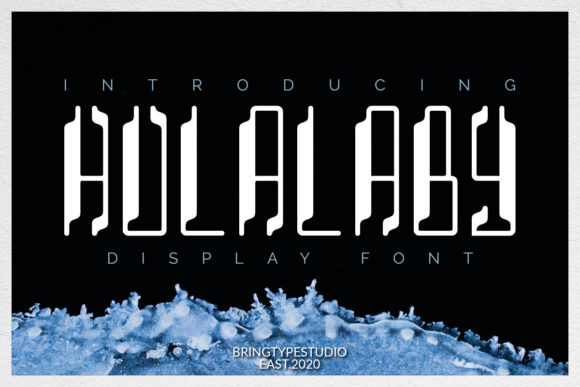 Hulalaby: A Bold Font for Creative Crafters