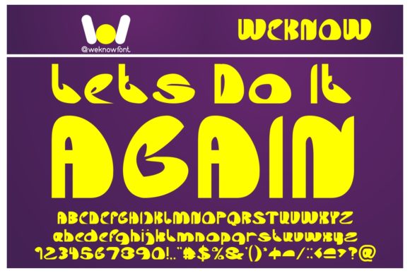 Let's Do It Again Font for Professional Branding