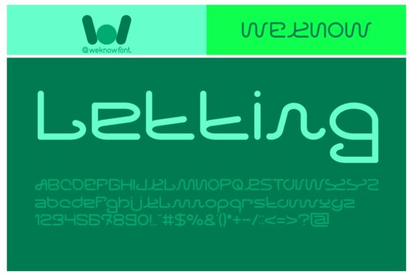 Letting Font for Professional Branding