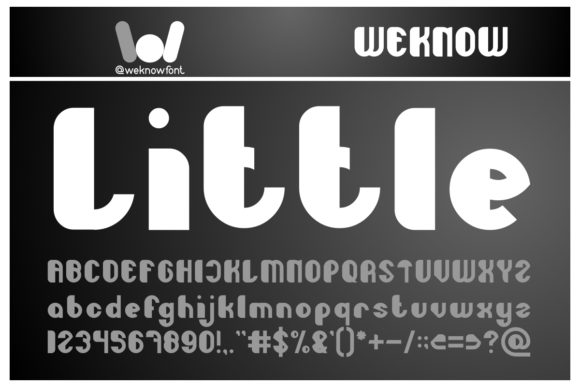 Little Atom: A Bold Display Font for Modern Branding