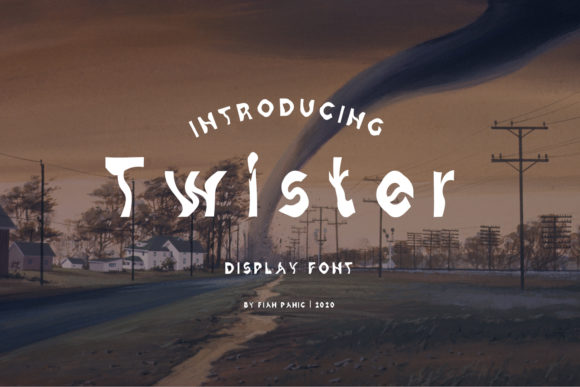 Panic Twister: A Playful Font for Bold Campaigns