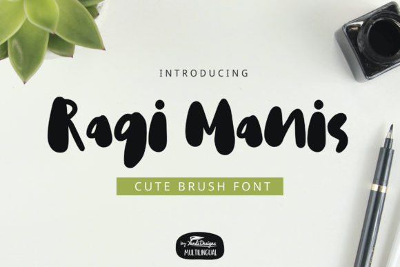 Ragi Manis: A Playful Display Font for Modern Editorial Design