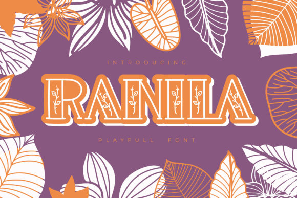 Ranila: A Bold Display Font for Digital Creativity
