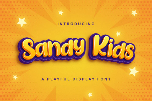 Sandy Kids Font Review for Design Projects