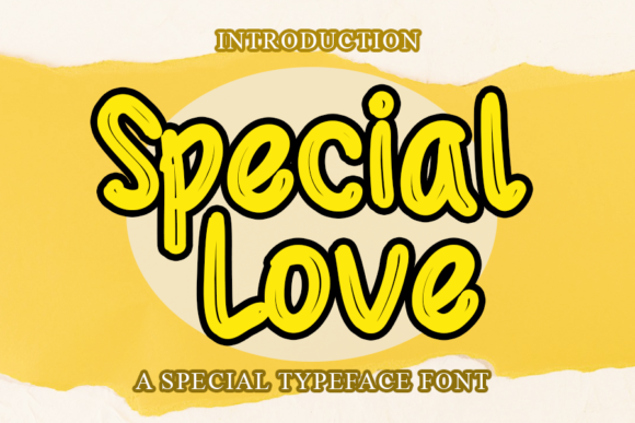 Special Love: A Quirky Display Font for Editorial Projects