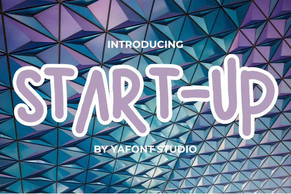 Start-up Font for Campaign Creatives