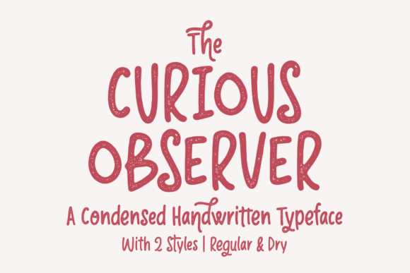 The Curious Observer Font for Web Design