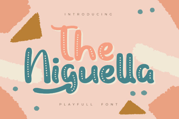 The Niguella Font for Trendy Campaign Designs