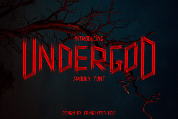 Undergod: A Font That Adds Drama to Every Project